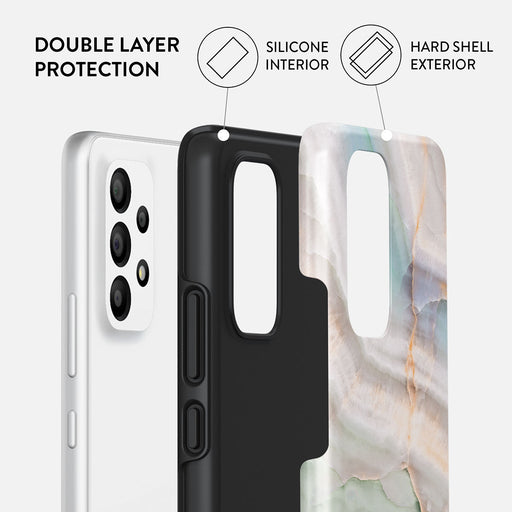 Pastel Hues - Colorful Marble Samsung Galaxy A73 Case 2