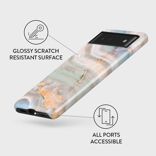 Pastel Hues - Colorful Marble Google Pixel 6 Case 3