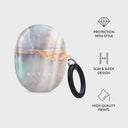 Pastel Hues - Colorful Marble Google Pixel Buds A Case 4