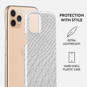 Glacial Desert - White Snakeskin iPhone 11 Pro Max Case 2