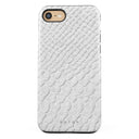 Glacial Desert - White Snakeskin iPhone SE (2022) Case 5