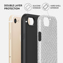 Glacial Desert - White Snakeskin iPhone SE (2022) Case 6