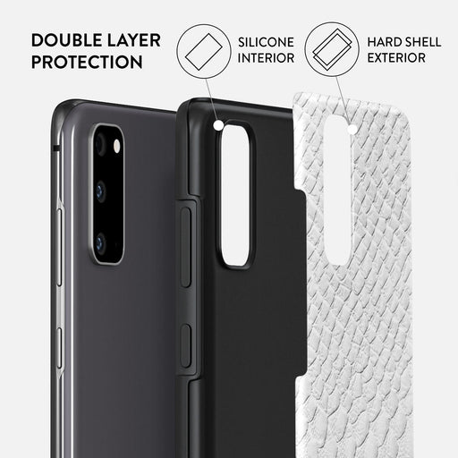 Glacial Desert - White Snakeskin Samsung Galaxy S20 FE 4G / 5G Case 6