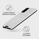 Glacial Desert - White Snakeskin Samsung Galaxy S20 FE 4G / 5G Case 7