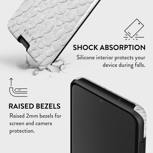 Glacial Desert - White Snakeskin Samsung Galaxy S20 FE 4G / 5G Case 8