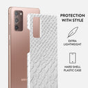 Glacial Desert - White Snakeskin Samsung Galaxy Note 20 4G / 5G Case 2