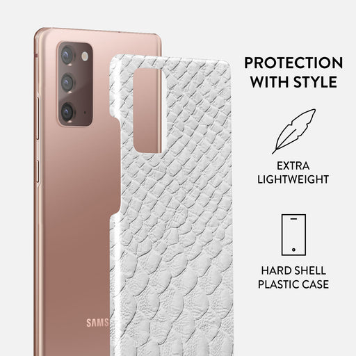 Glacial Desert - White Snakeskin Samsung Galaxy Note 20 4G / 5G Case 2
