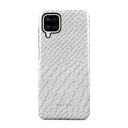 Glacial Desert - White Snakeskin Samsung Galaxy A12 4G Case