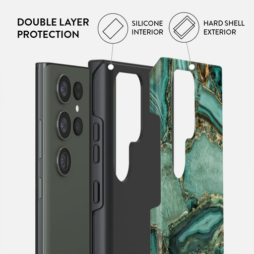 Ubud Jungle - Turquoise Samsung Galaxy S23 Ultra Case 6