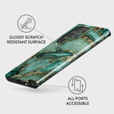 Ubud Jungle - Turquoise Samsung Galaxy S23 Ultra Case 7