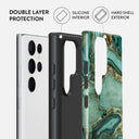 Ubud Jungle - Turquoise Samsung Galaxy S22 Ultra Case 6