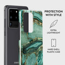 Ubud Jungle - Turquoise Samsung Galaxy S20 Ultra 4G / 5G Case 2