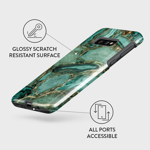 Ubud Jungle - Turquoise Samsung Galaxy S10E Case 7