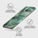 Ubud Jungle - Turquoise Samsung Galaxy S9 Case 3