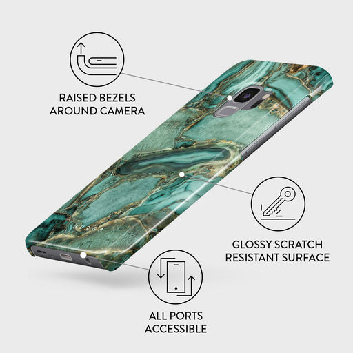 Ubud Jungle - Turquoise Samsung Galaxy S9 Case 3