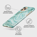 Uluwatu Waves - Teal iPhone 11 Pro Case 3
