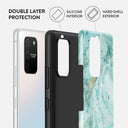 Uluwatu Waves - Teal Samsung Galaxy S10 Lite Case 6