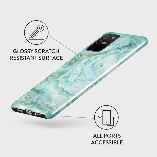 Uluwatu Waves - Teal Samsung Galaxy S10 Lite Case 7