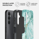 Uluwatu Waves - Teal Samsung Galaxy A14 5G Case 2