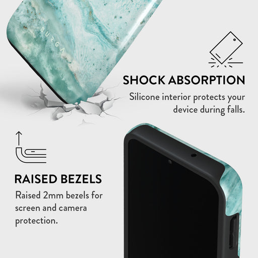 Uluwatu Waves - Teal Samsung Galaxy A14 5G Case 4