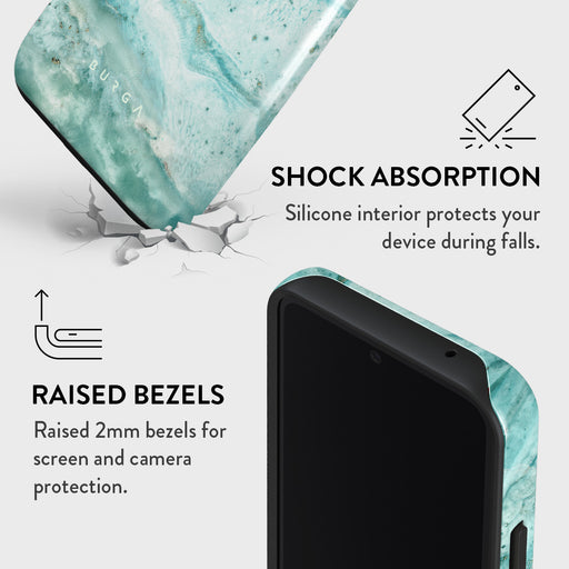 Uluwatu Waves - Teal Samsung Galaxy A54 Case 4