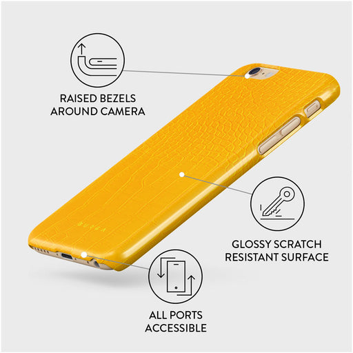 Canary Yellow - Snake Skin iPhone 6 / 6S Case 3
