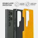 Canary Yellow - Snake Skin Samsung Galaxy S23 Ultra Case 6