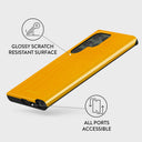 Canary Yellow - Snake Skin Samsung Galaxy S23 Ultra Case 7