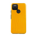 Canary Yellow - Snake Skin Google Pixel 5 Case 5