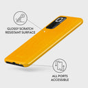 Canary Yellow - Snake Skin Xiaomi Redmi Note 10 Pro Case 3