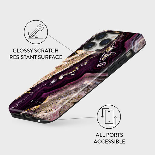 Purple Skies - Marble iPhone 13 Pro Case 7