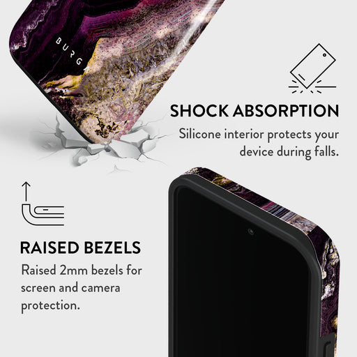 Purple Skies - Marble iPhone 13 Pro Case 8