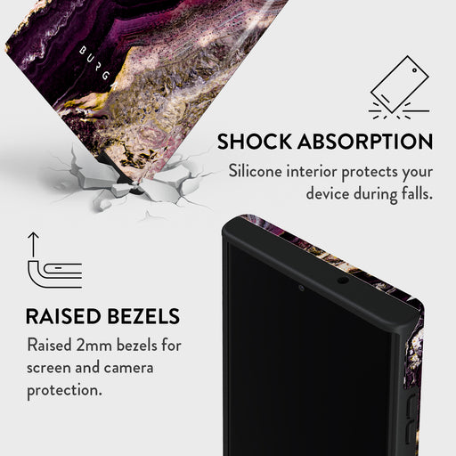 Purple Skies - Marble Samsung Galaxy S23 Ultra Case 8