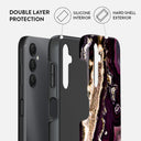 Purple Skies - Marble Samsung Galaxy A14 5G Case 2