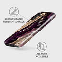 Purple Skies - Marble Samsung Galaxy A14 5G Case 3