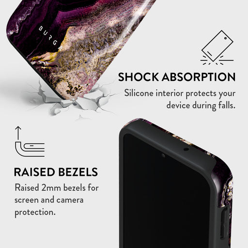 Purple Skies - Marble Samsung Galaxy A14 5G Case 4