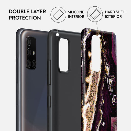 Purple Skies - Marble Samsung Galaxy A51 4G Case 6