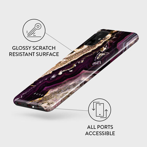 Purple Skies - Marble Samsung Galaxy A51 4G Case 7