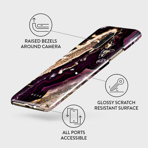 Purple Skies - Marble OnePlus 7 Pro / 7T Pro Case 3