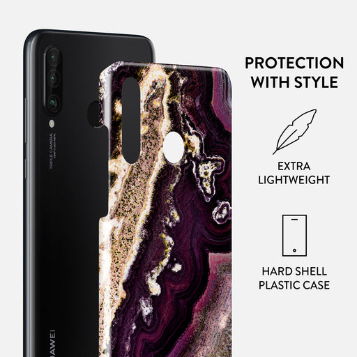 Purple Skies - Marble Huawei P30 Lite Case 2