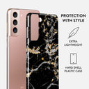 Make A Wish - Gold Marble Samsung Galaxy S21 Plus Case 2