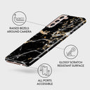 Make A Wish - Gold Marble Samsung Galaxy S21 Plus Case 3