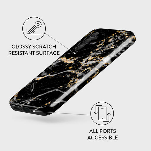 Make A Wish - Gold Marble Samsung Galaxy A34 Case 3