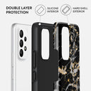 Make A Wish - Gold Marble Samsung Galaxy A53 Case 2