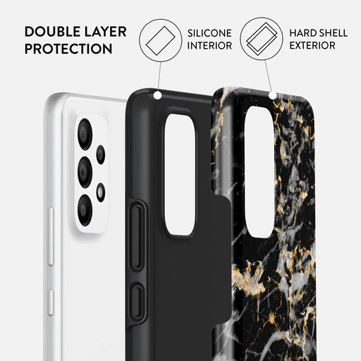 Make A Wish - Gold Marble Samsung Galaxy A53 Case 2