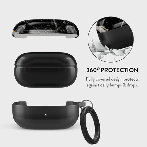 Make A Wish - Gold Marble Samsung Galaxy Buds Live Case 2