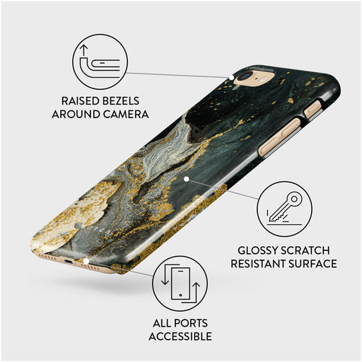 Northern Lights - Marble iPhone SE (2020) Case 3