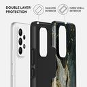 Northern Lights - Marble Samsung Galaxy A53 Case 2