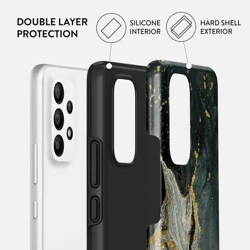 Northern Lights - Marble Samsung Galaxy A53 Case 2