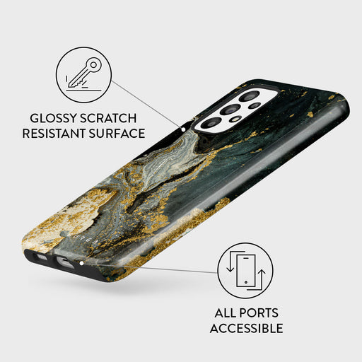 Northern Lights - Marble Samsung Galaxy A53 Case 3